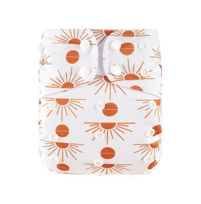 The Regal All In One Cloth Diaper Sunrise | Bee Like Kids