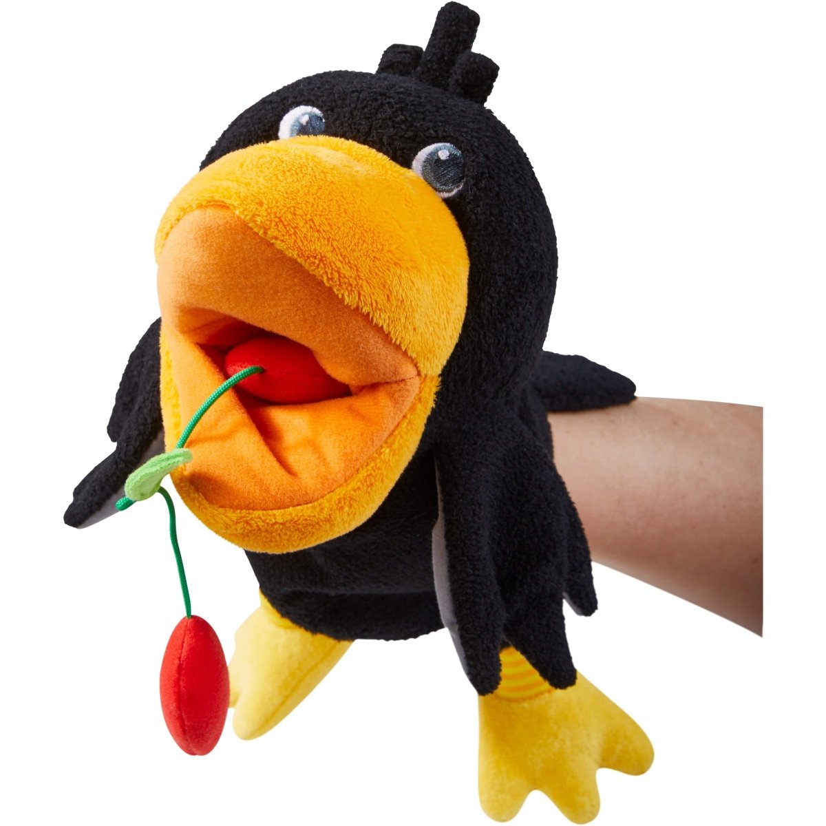 Theo the Raven Glove Puppet