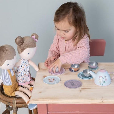 Tin Tea Set for Four | Bee Like Kids