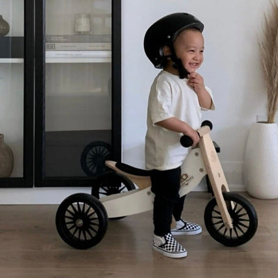 Tiny Tot 2-in-1 Wooden Balance Bike and tricycle | Kinderfeets | Bee Like Kids