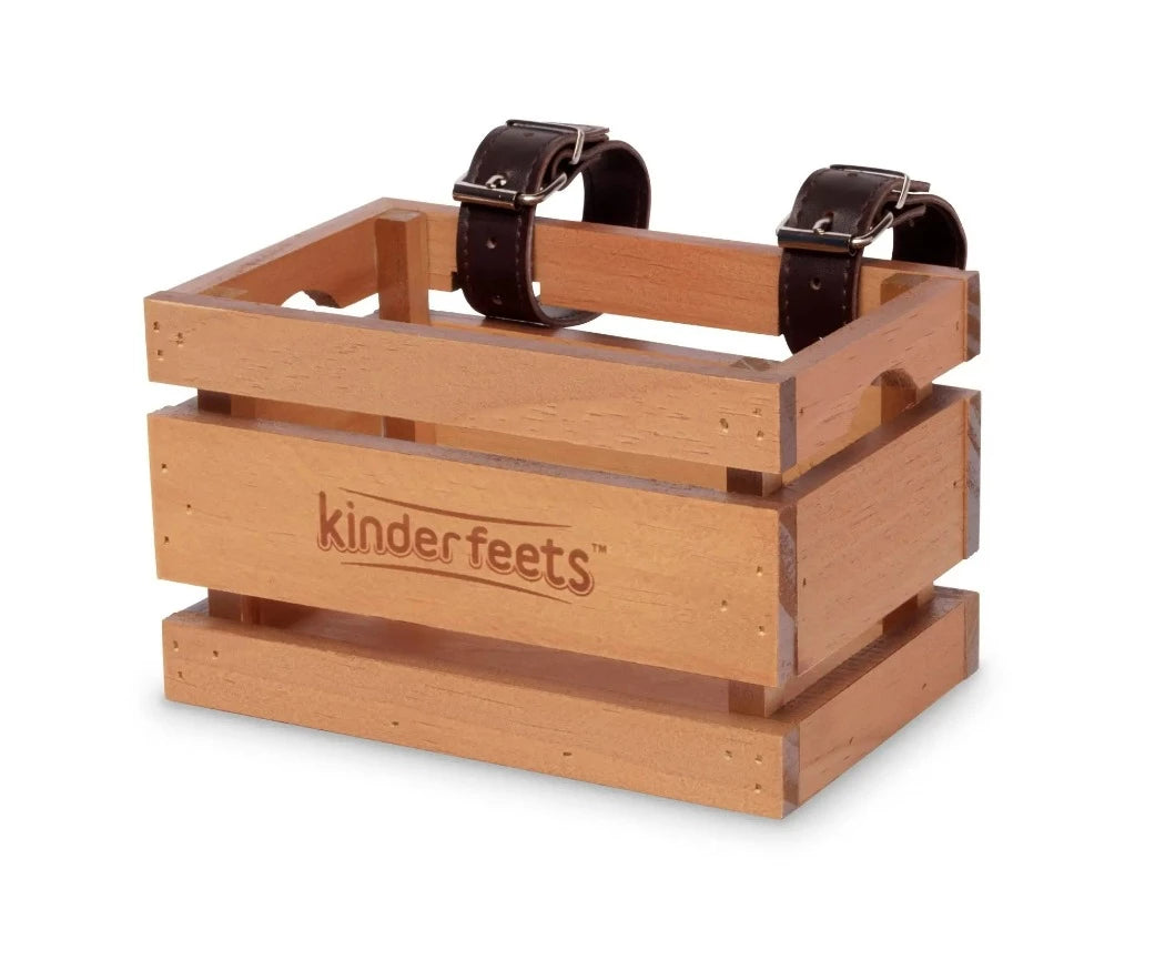 Wooden bike crate | Kinderfeets | Bee like kids