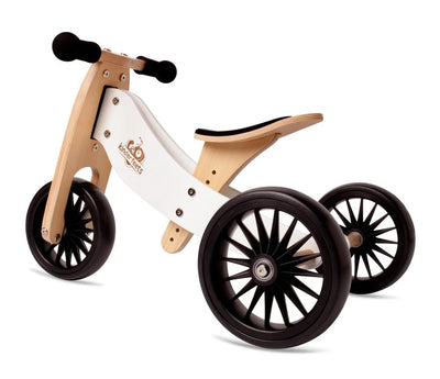 Tiny Tot Plus 2-in-1 Wooden Balance Bike & Tricycle | Kinderfeet | Bee Like Kids