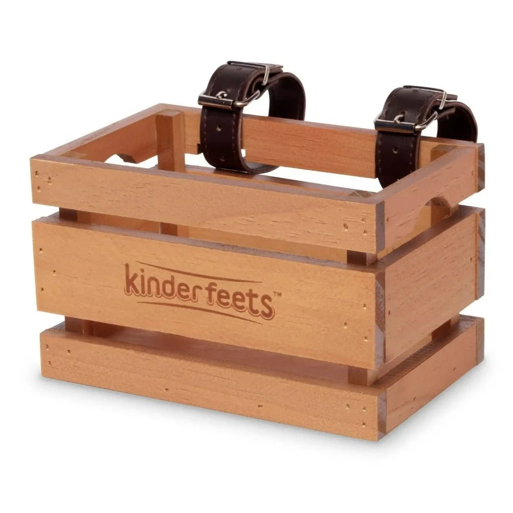 Tiny Tot Plus 2-in-1 Wooden Balance Bike & Tricycle with crate | Kinderfeet | Bee Like Kids
