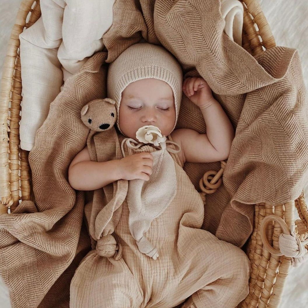 Titi Comforter - Oat | baby Lovey | Hvid | Bee Like Kids