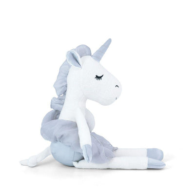 Unicorn Plush Toy - Gray | Apple Park | Dolls - Bee Like Kids