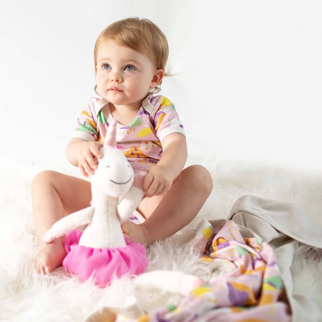 Unicorn Plush Toy - Pink | Apple Park | Dolls - Bee Like Kids