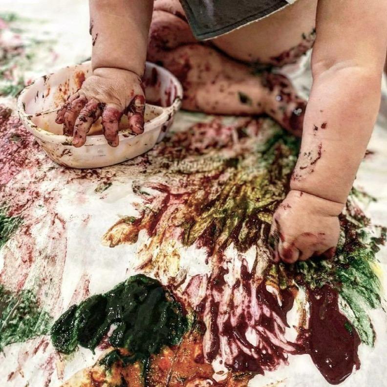 Veggie Baby Finger Paint - Pack of 5 | Zebra Brands | Art Supplies - Bee Like Kids