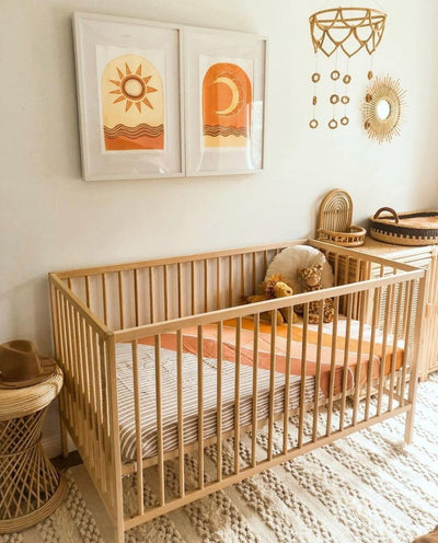 Wanderlust Muslin Crib Sheet | Brixton Phoenix | Bedding - Bee Like Kids