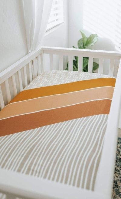 Wanderlust Muslin Crib Sheet | Brixton Phoenix | Bedding - Bee Like Kids