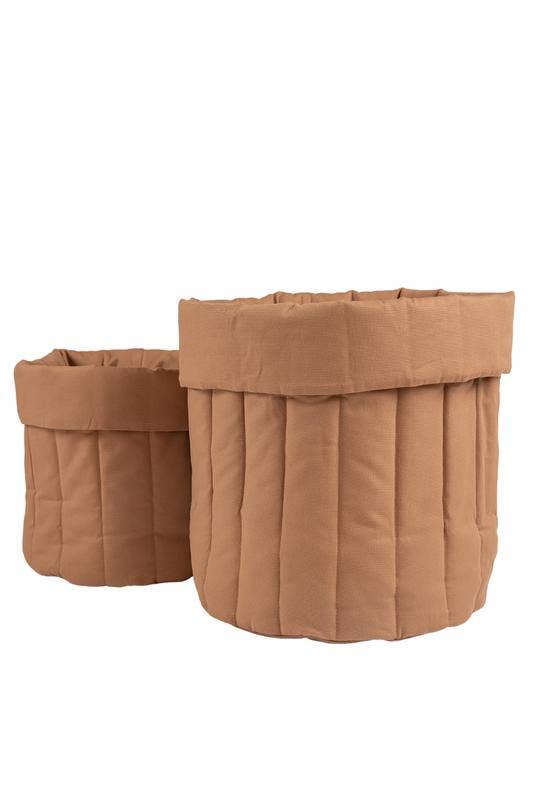 Warm Beige Toy Storage Bag