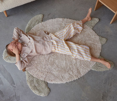 Washable Rug Sea Turtle