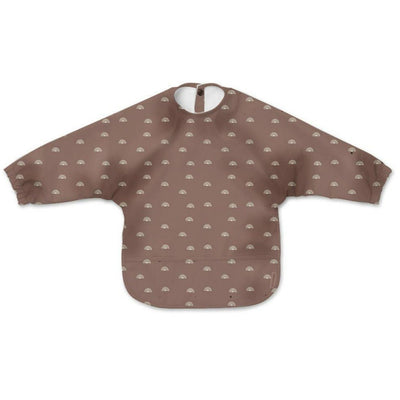 Waterproof Long Sleeve Bib - Mauve Rainbow | la Romi