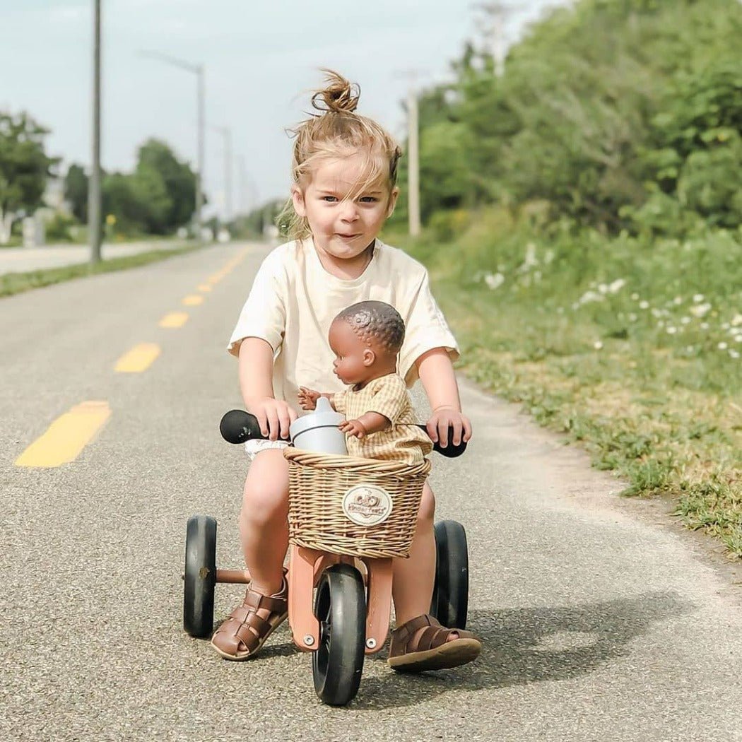 Kinderfeets Wicker Bike Basket | Bee Like Kids