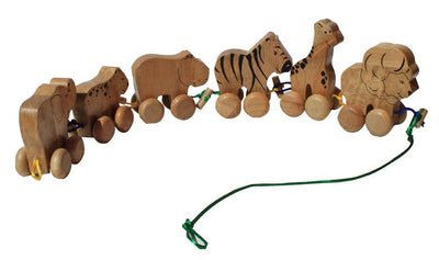 Wild Animal Pull Toys | Qtoys | Toys - Bee Like Kids