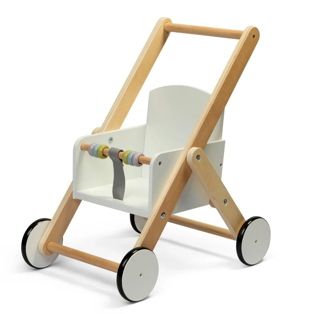Wooden Baby Doll Stroller Bee Like Kids