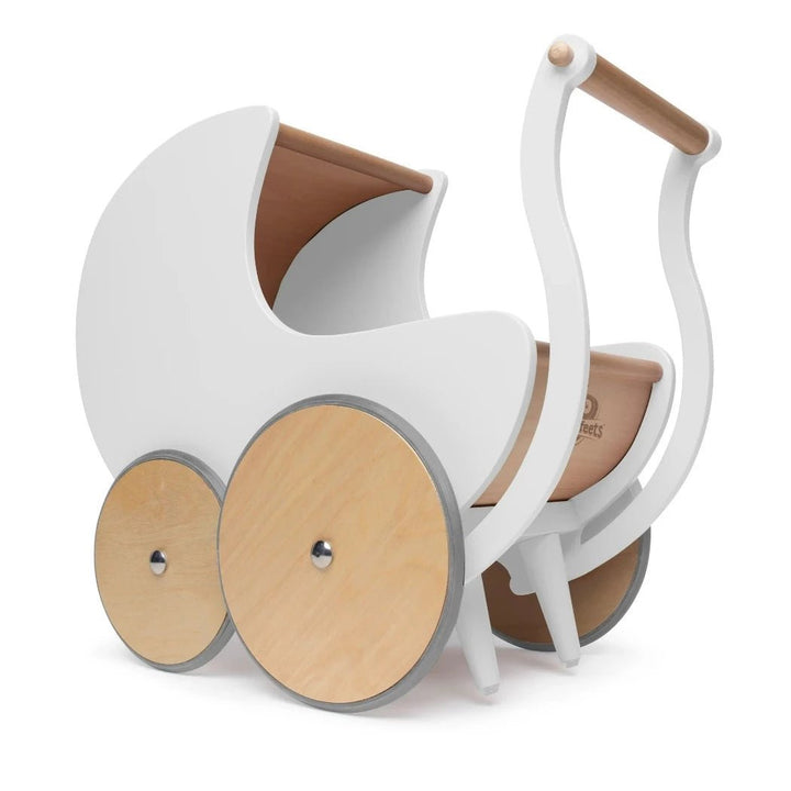 baby stroller walker Wooden Baby Walker & Pram - White
