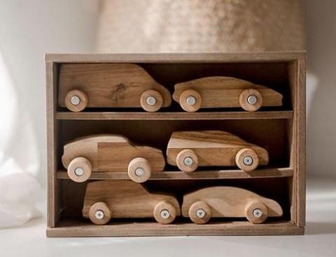 Wooden Car play set | Qtoys | Toys - Bee Like Kids