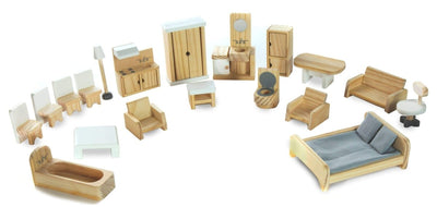 Wooden Dollhouse Furniture Set | Grove | Toys - Bee Like Kids