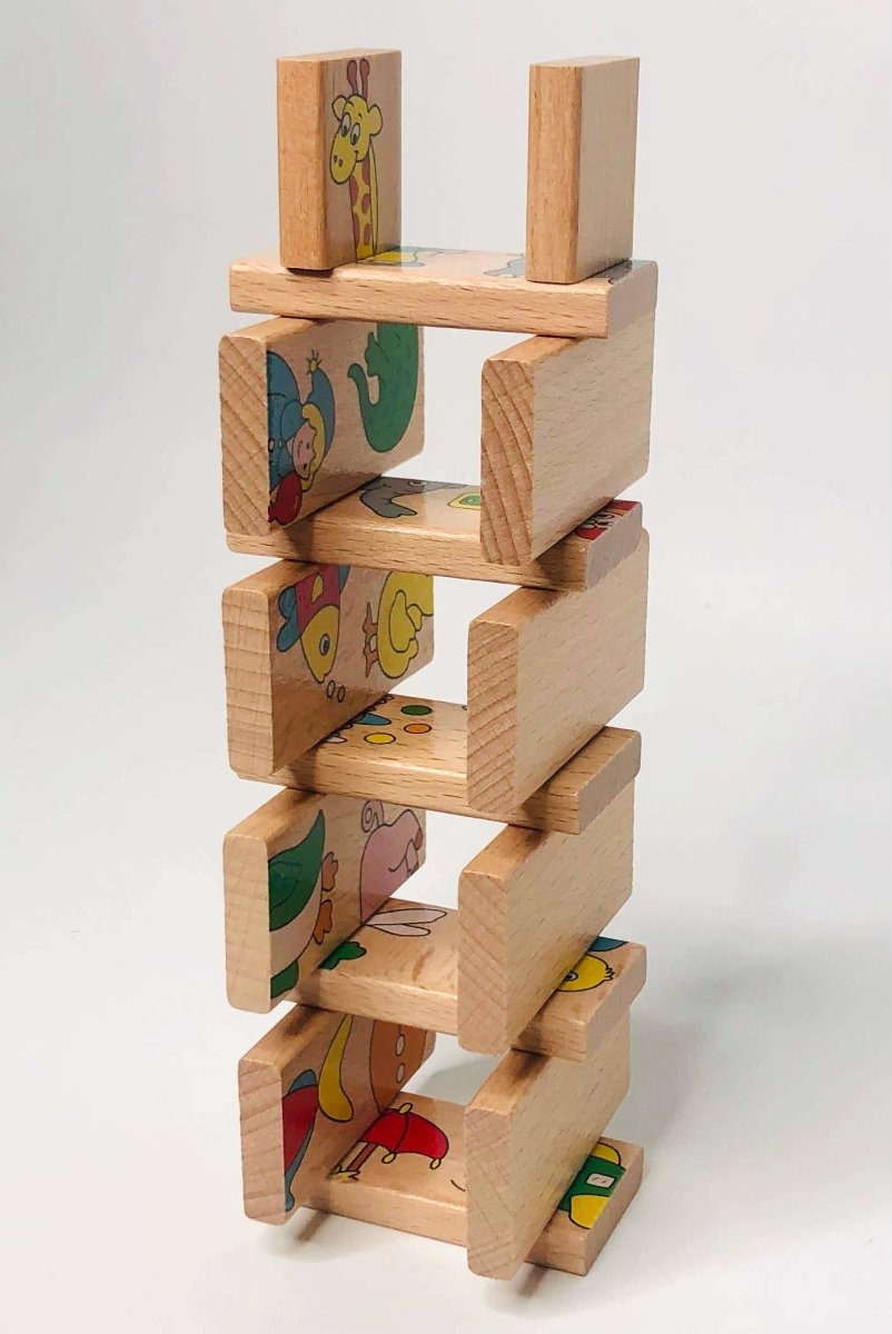 Wooden Domino - Animals | EcoFreax | Toys - Bee Like Kids