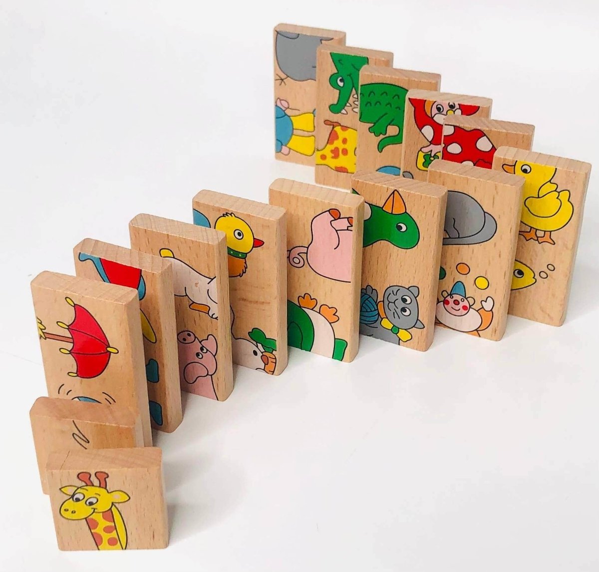 Wooden Domino - Animals | EcoFreax | Toys - Bee Like Kids