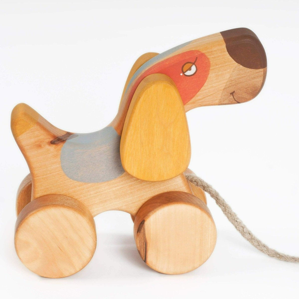 Wooden Pull Along Terrier Dog | Friendly Toys | Toys - Bee Like Kids