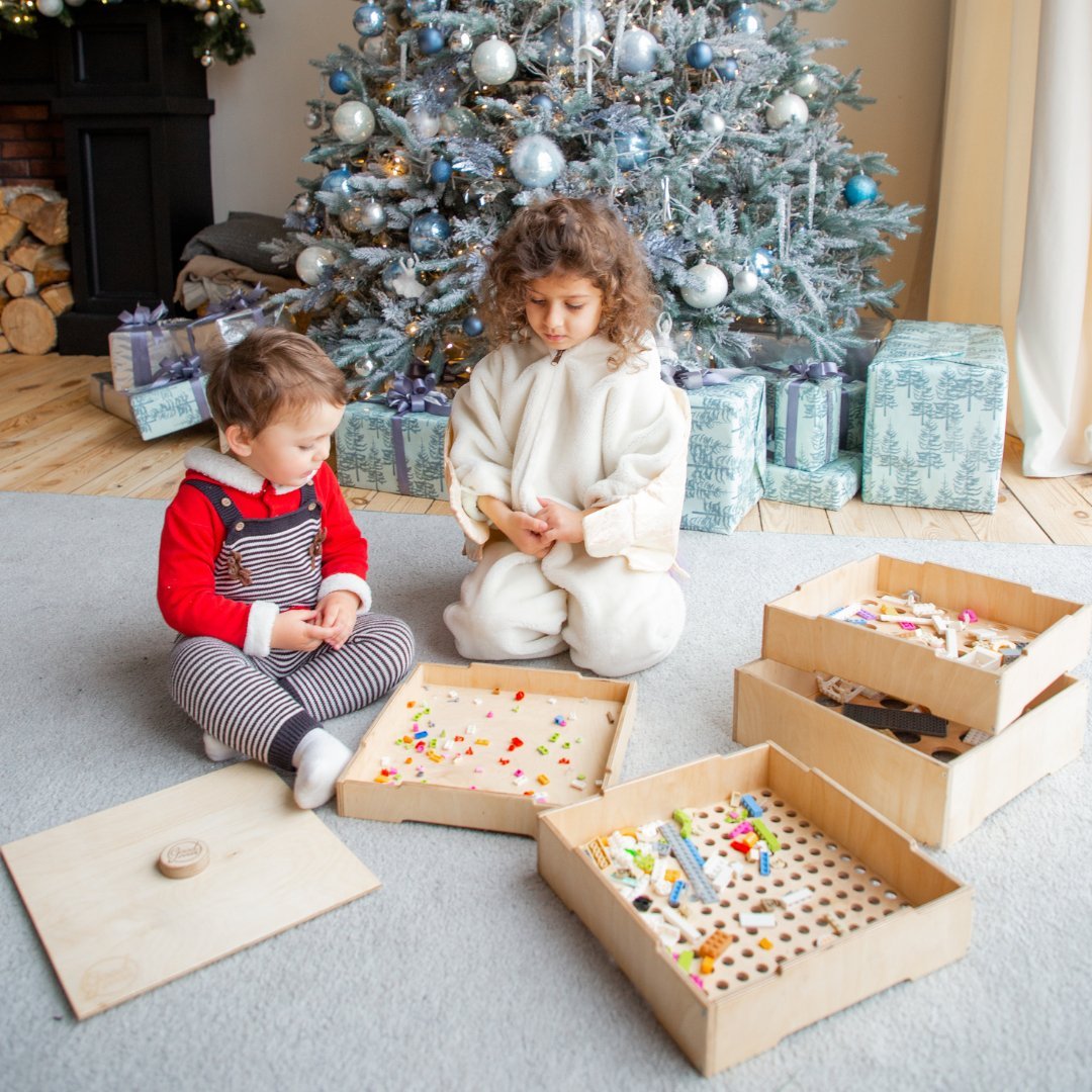 Wooden Storage/Sorter for Building Blocks