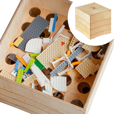 Wooden Storage/Sorter for Building Blocks