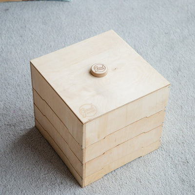 Wooden storage/sorter for LEGO | Goodevas | Bee Like Kids