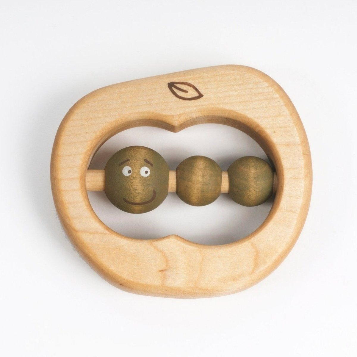 Wooden Teether - Apple | Friendly Toys | Baby Essentials - Bee Like Kids