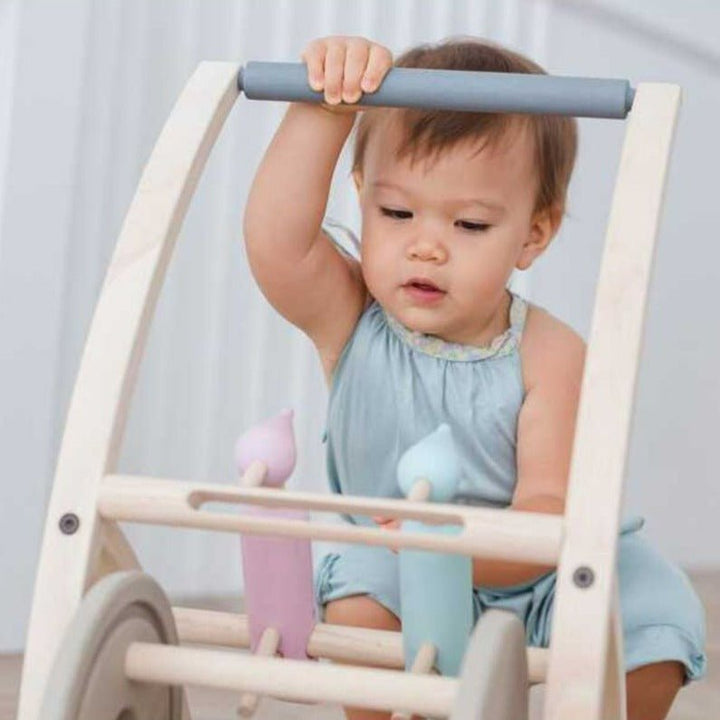 Plan Toys Woodpecker Walker | Nun-Toxic Baby Walker | Bee Like Kids