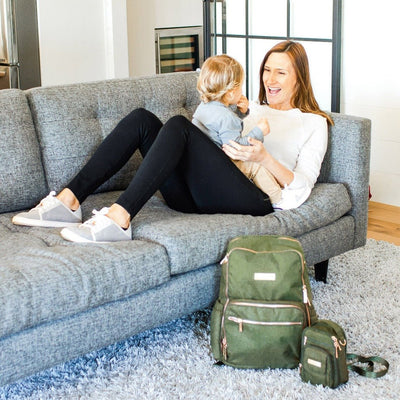 Zealous Backpack - Olive Chromatics | Jujube  Diaper Bag | Bee Like Kids